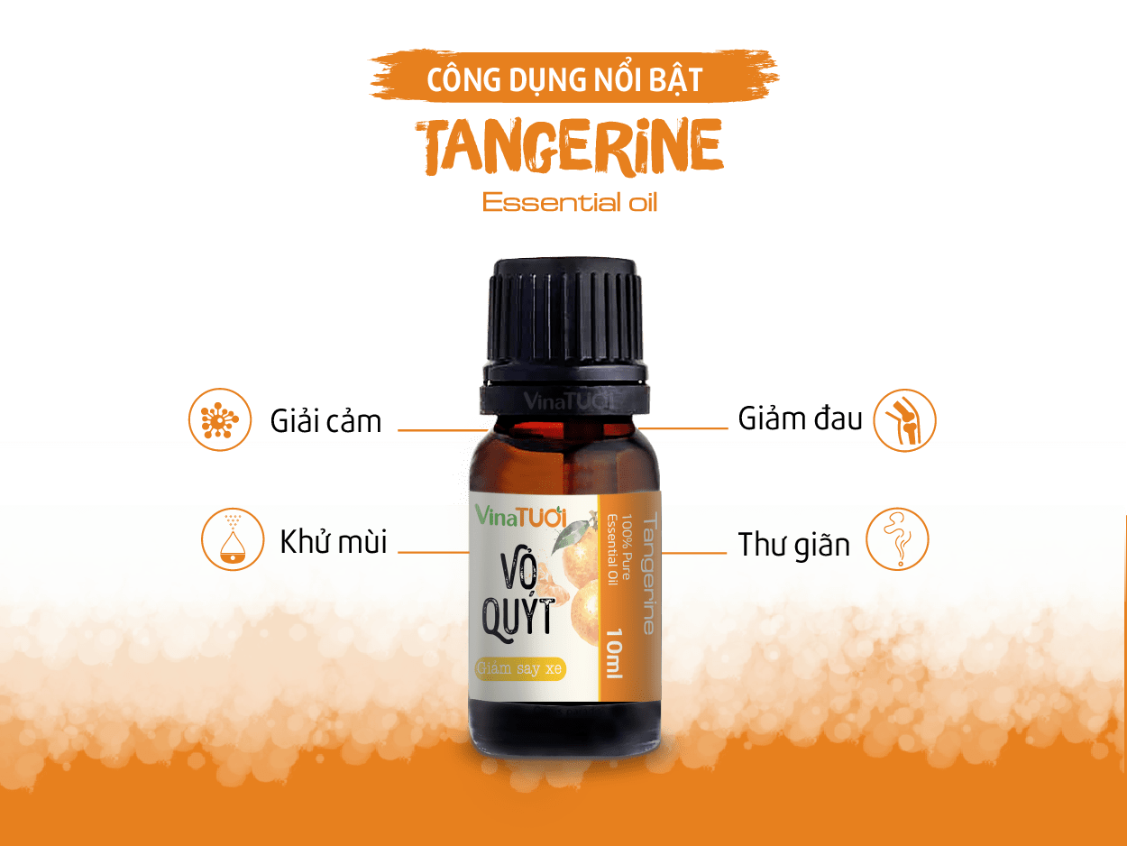 Công dụng tinh dầu vỏ quýt