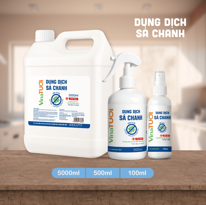 Dung dịch sả chanh Vina Tươi