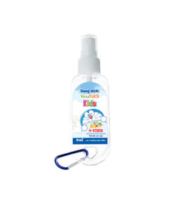 dung dịch khử khuẩn vina tươi kids cam ngọt móc treo 70ml