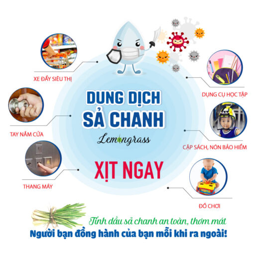 dung dịch sả chanh móc treo vina tươi