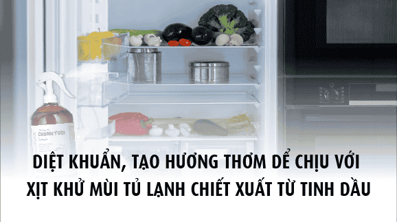 Xịt khử mùi tủ lạnh: Giải pháp hoàn hảo cho tủ lạnh luôn thơm mát