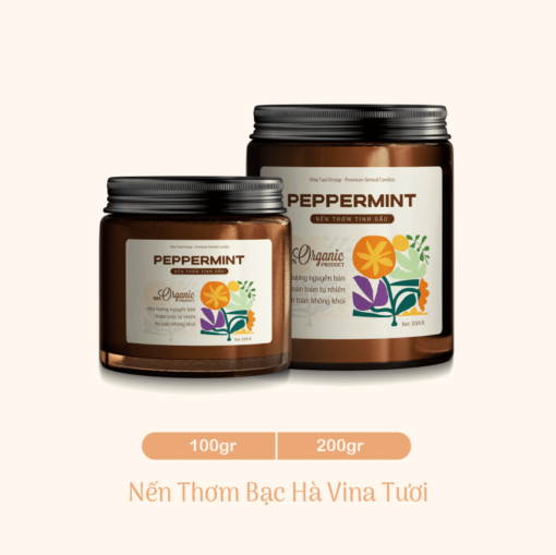 Nến thơm tinh dầu bạc hà