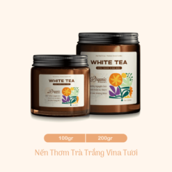 Nến thơm tinh dầu trà trắng