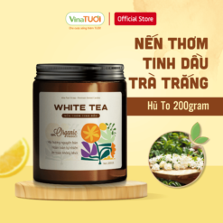 Nến thơm tinh dầu trà trắng