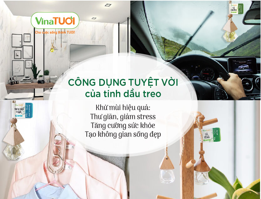 Công dụng tuyệt vời của tinh dầu treo