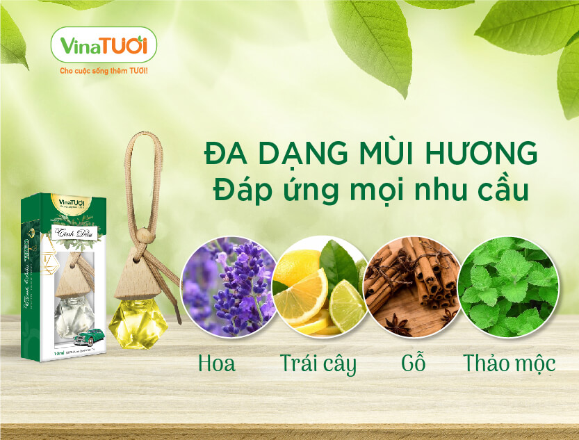 Đa dạng mùi hương. Đáp ứng mọi nhu cầu