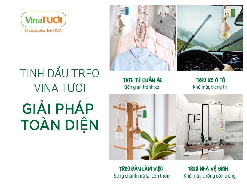 Tinh dầu treo Vina Tươi - giải pháp toàn diện