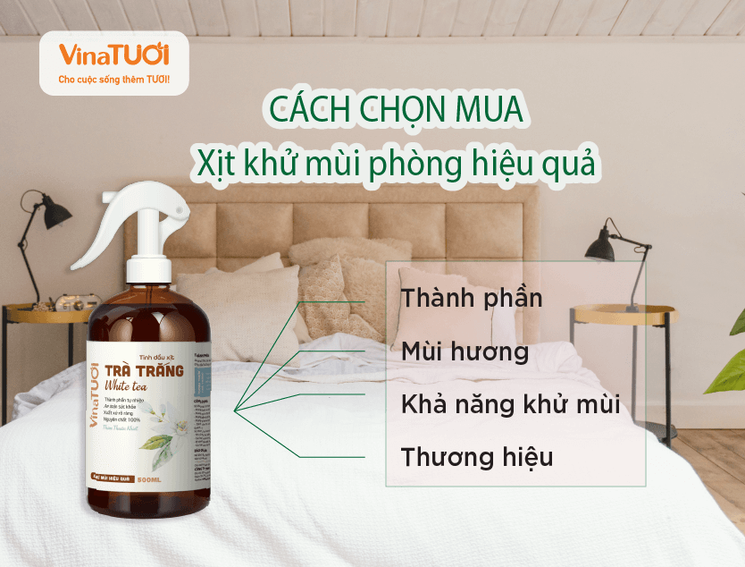 Cách chọn mua xịt khử mùi phòng hiệu quả