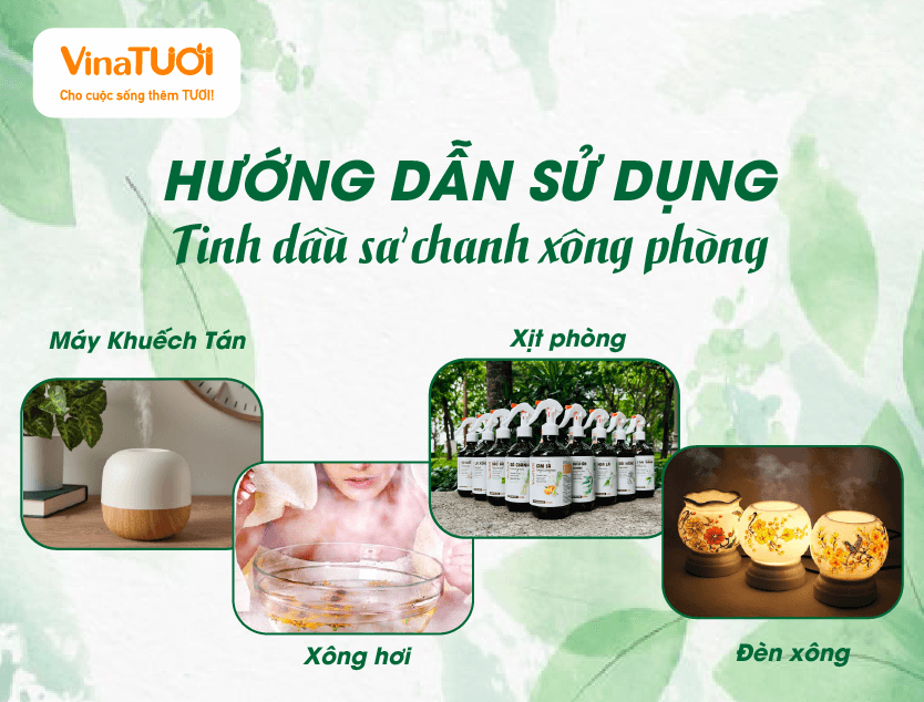 Hướng Dẫn Cách Sử Dụng Tinh Dầu Sả Chanh Xông Phòng