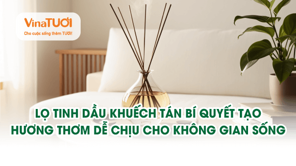 Lọ khuếch tán tinh dầu: Bí quyết tạo hương thơm dễ chịu cho không gian sống