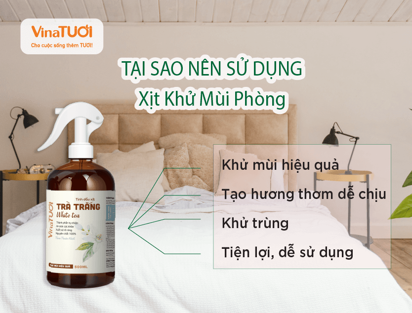 Tại sao nên sử dụng xịt khử mùi phòng?