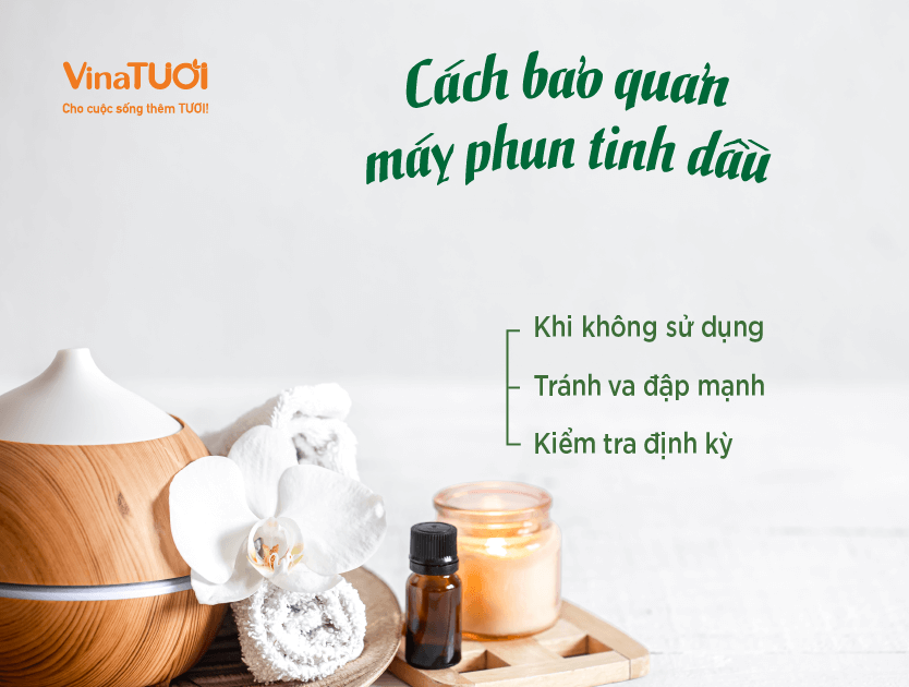 Cách bảo quản máy phun tinh dầu