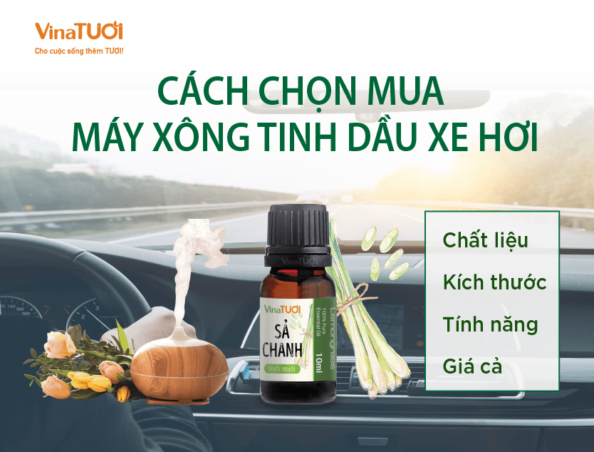 Cách chọn mua máy xông tinh dầu xe hơi