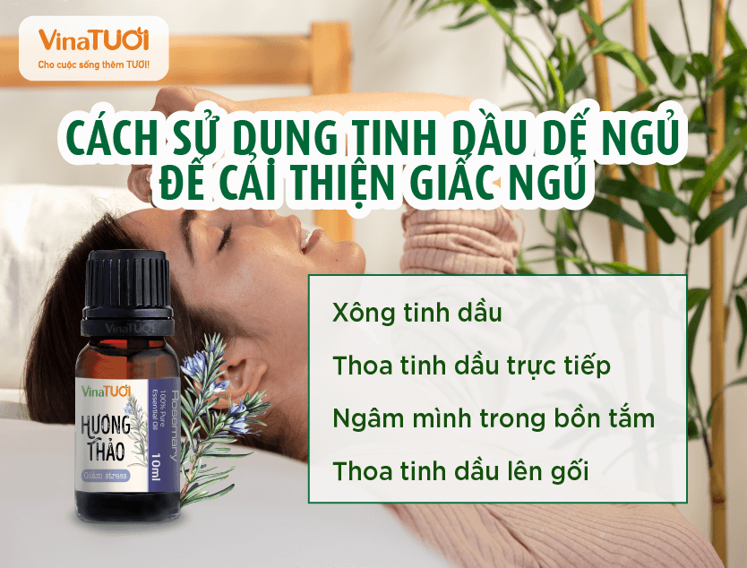 Cách sử dụng tinh dầu dễ ngủ để cải thiện giấc ngủ