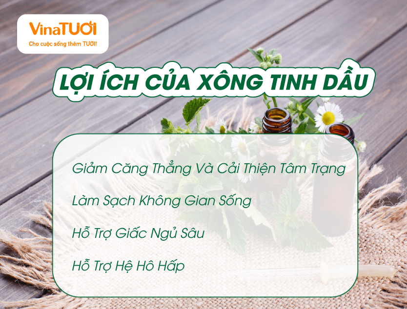 Lợi Ích Của Xông Tinh Dầu