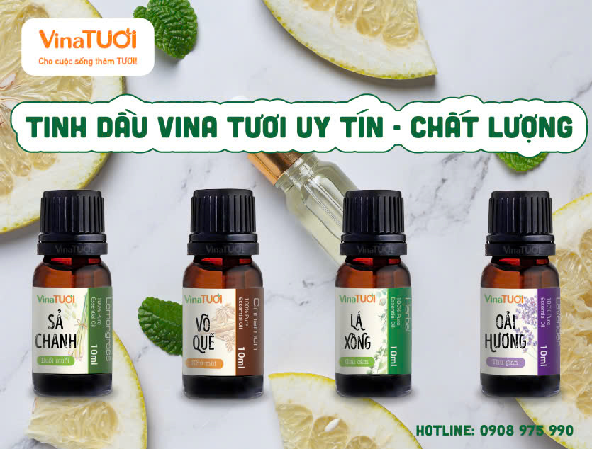 Tinh dầu Vina Tươi uy tín - chất lượng