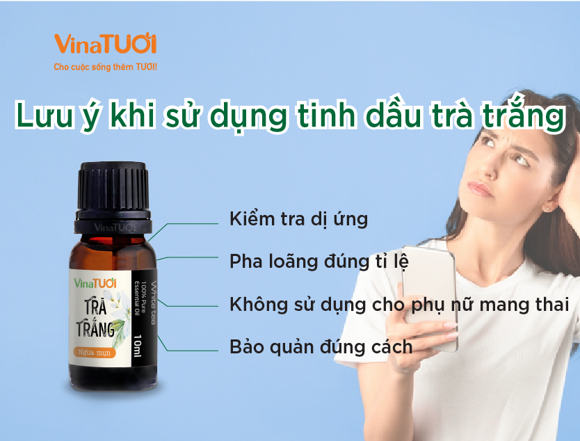 Lưu ý khi sử dụng tinh dầu trà trắng