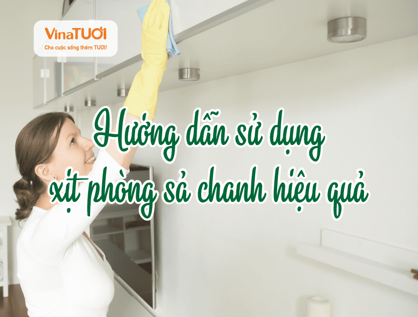 Hướng dẫn sử dụng xịt phòng sả chanh hiệu quả