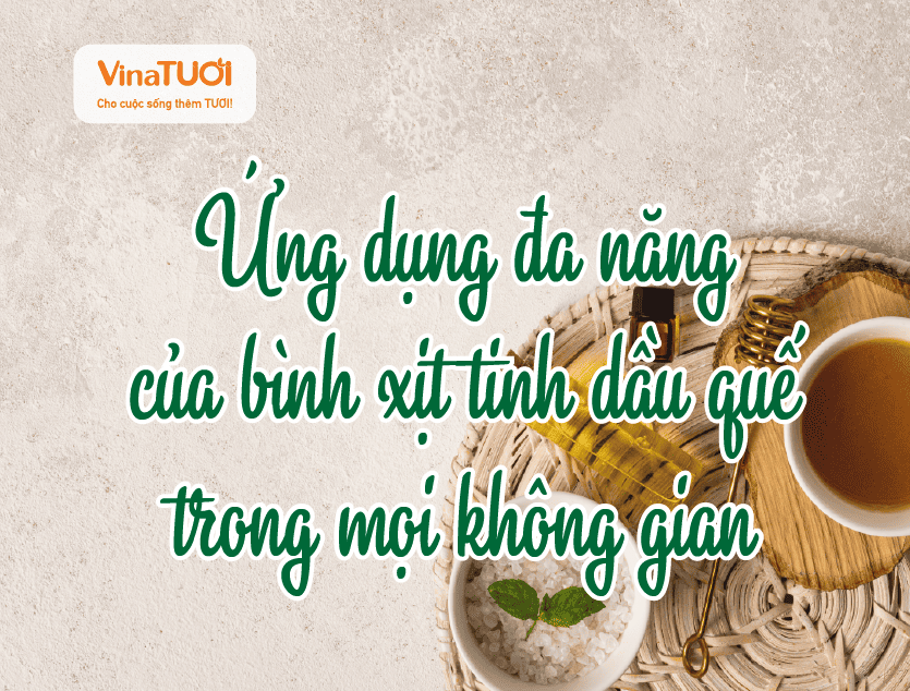 Ứng dụng đa năng của bình xịt tinh dầu quế trong mọi không gian