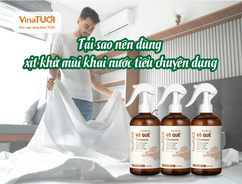 Tại sao nên dùng xịt khử mùi khai nước tiểu chuyên dụng?