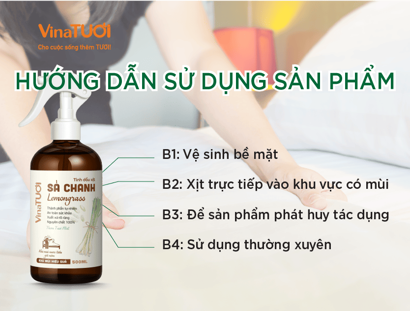 Hướng dẫn sử dụng sản phẩm xịt khử mùi nước tiểu người già đúng cách