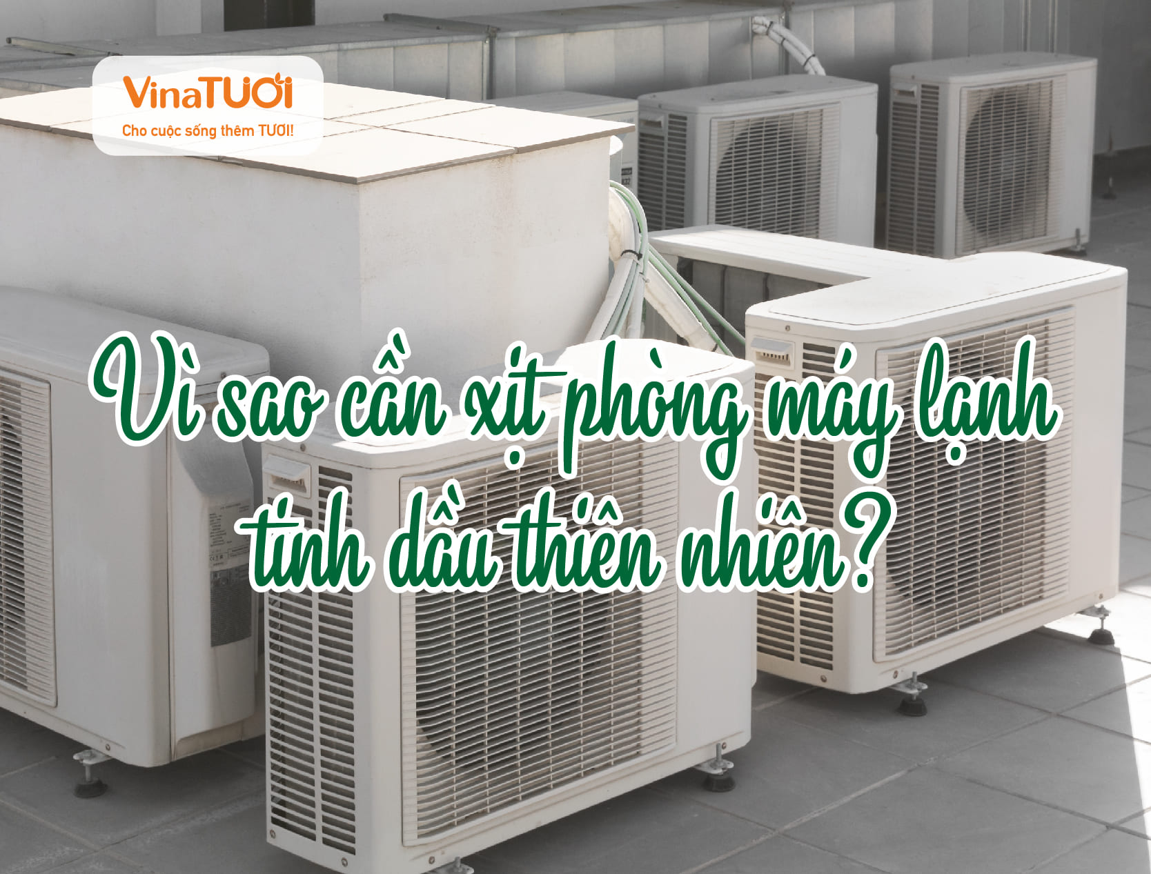 Vì sao cần xịt phòng máy lạnh tinh dầu thiên nhiên?