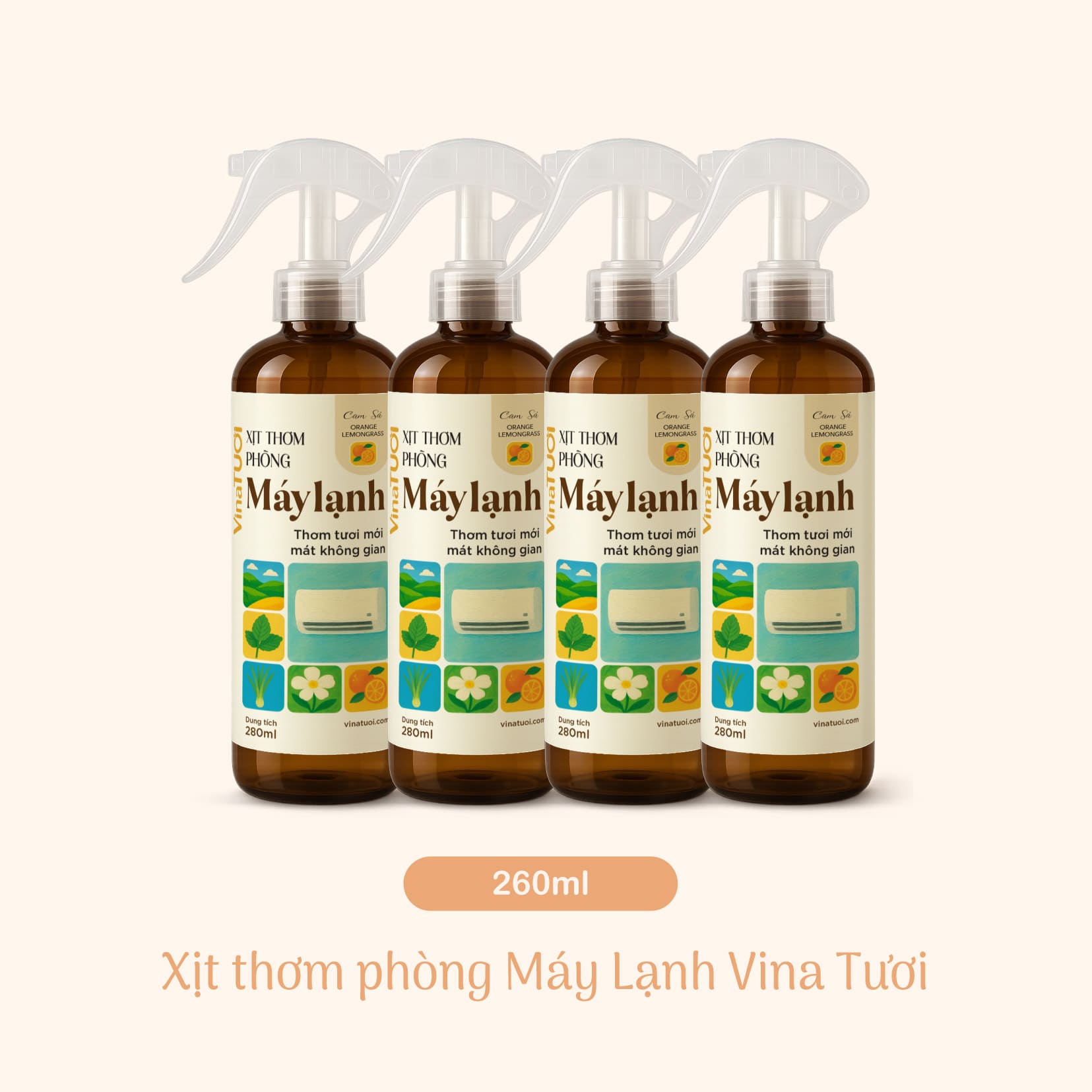 Xịt thơm phòng Máy Lạnh
