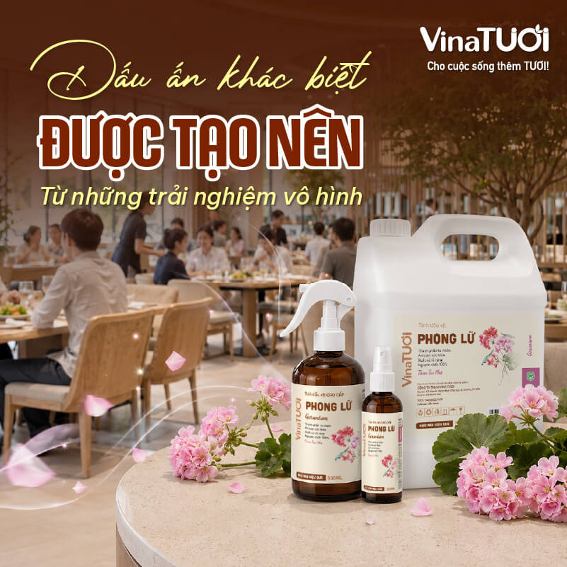 Mùi hương đặc trưng giúp không gian Nhà hàng Khách sạn trở nên khác biệt