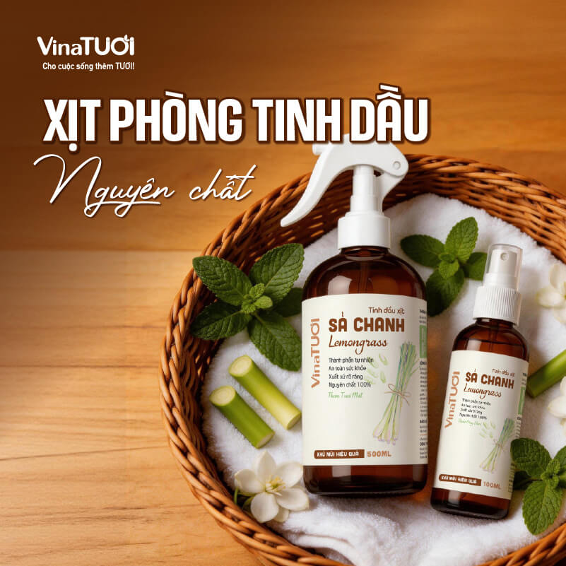 Chai xịt phòng tinh dầu thiên nhiên