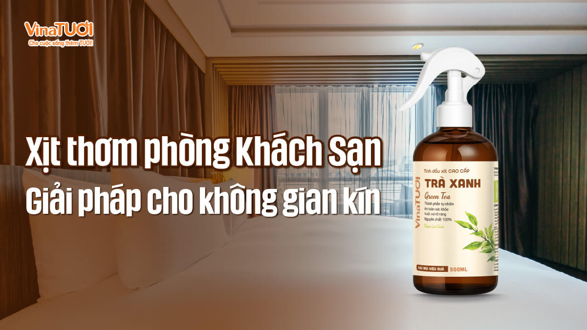 Xịt thơm tinh dầu phòng khách sạn – Giải pháp cho không gian kín
