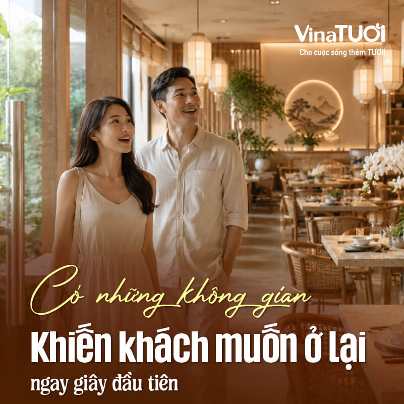 Không gian nhà hàng thơm dễ chịu tạo thiện cảm ban đầu
