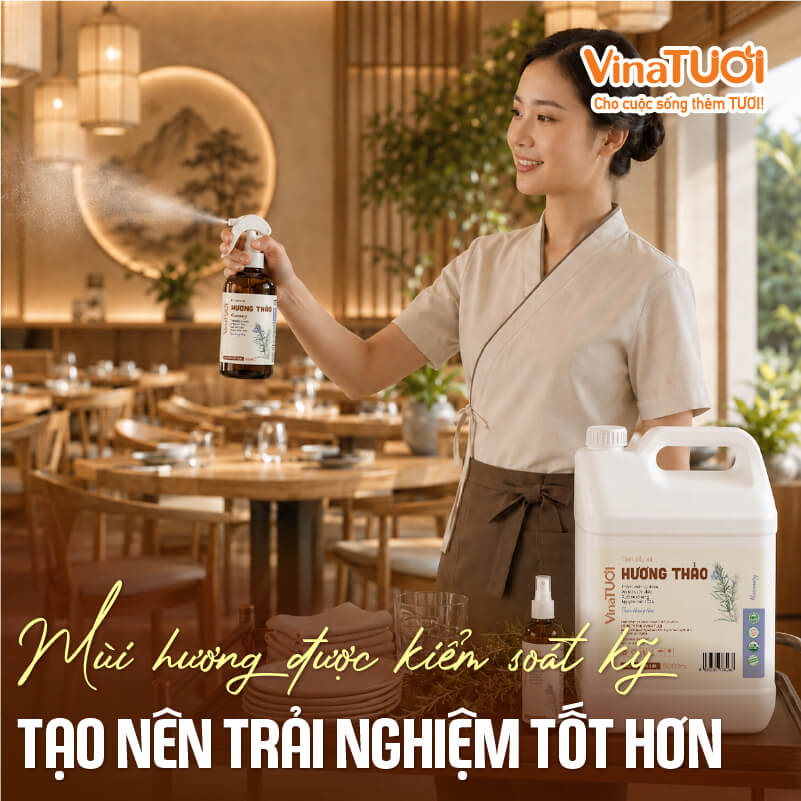 Kiểm soát mùi hương trong nhà hàng giúp nâng cao trải nghiệm