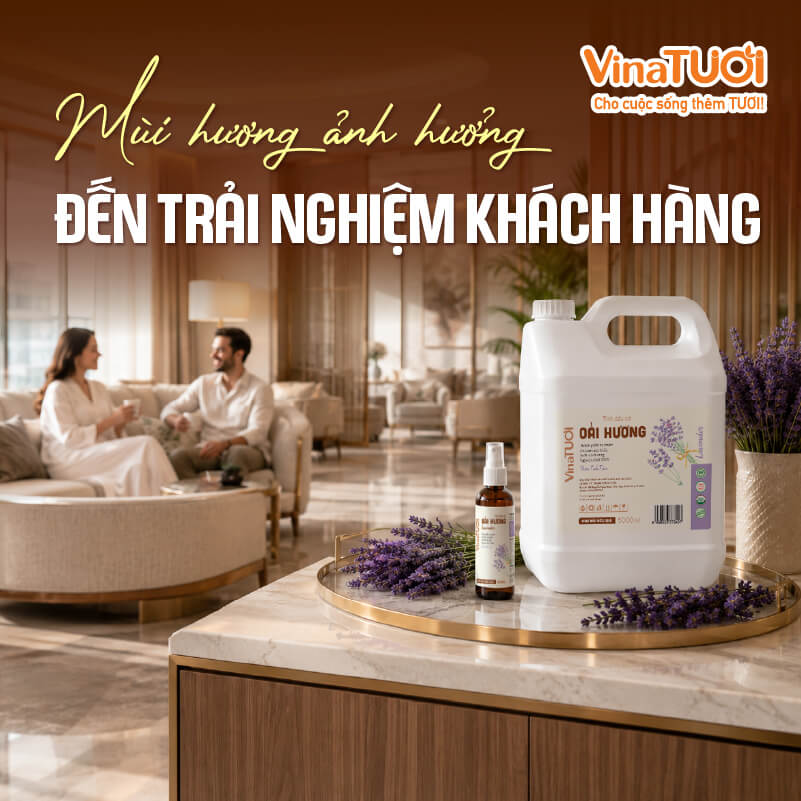 Mùi hương ảnh hưởng đến trải nghiệm khách hàng trong không gian khách sạn cao cấp