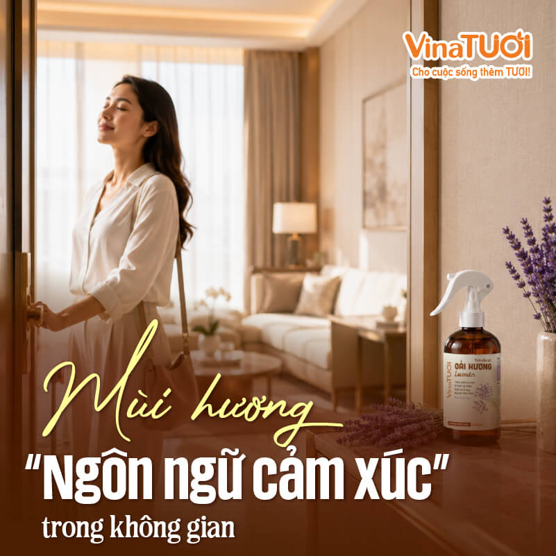 Mùi hương trong không gian kín giúp tạo cảm xúc thư giãn và dễ chịu