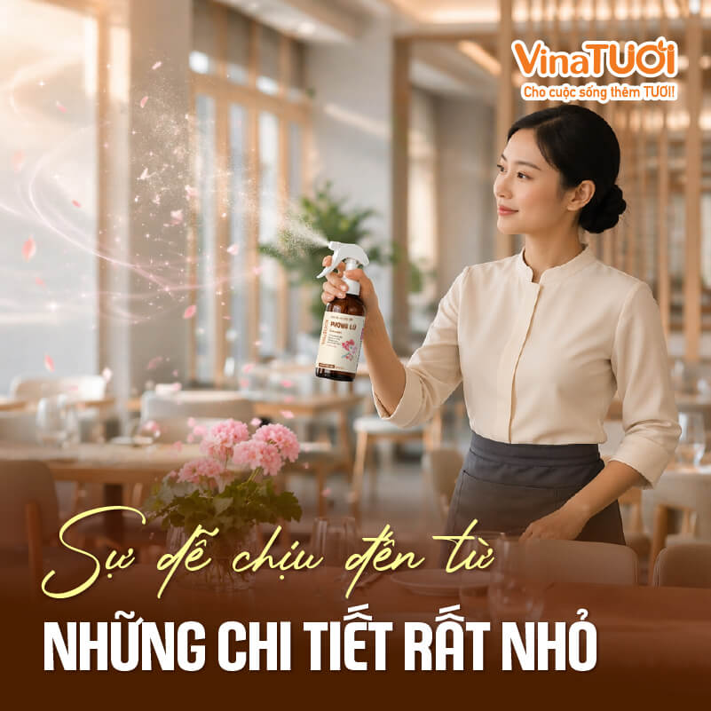 Tạo mùi hương dễ chịu cho nhà hàng giúp nâng cao trải nghiệm khách hàng