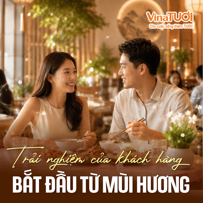 Trải nghiệm khách hàng bắt đầu từ mùi hương dễ chịu