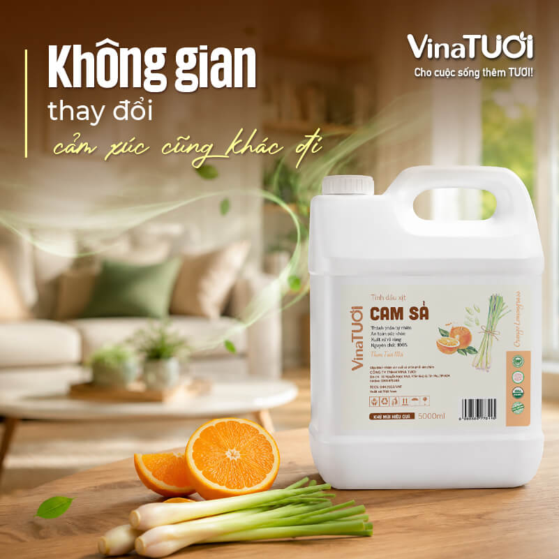 Không gian thư giãn nhờ mùi hương tự nhiên dễ chịu