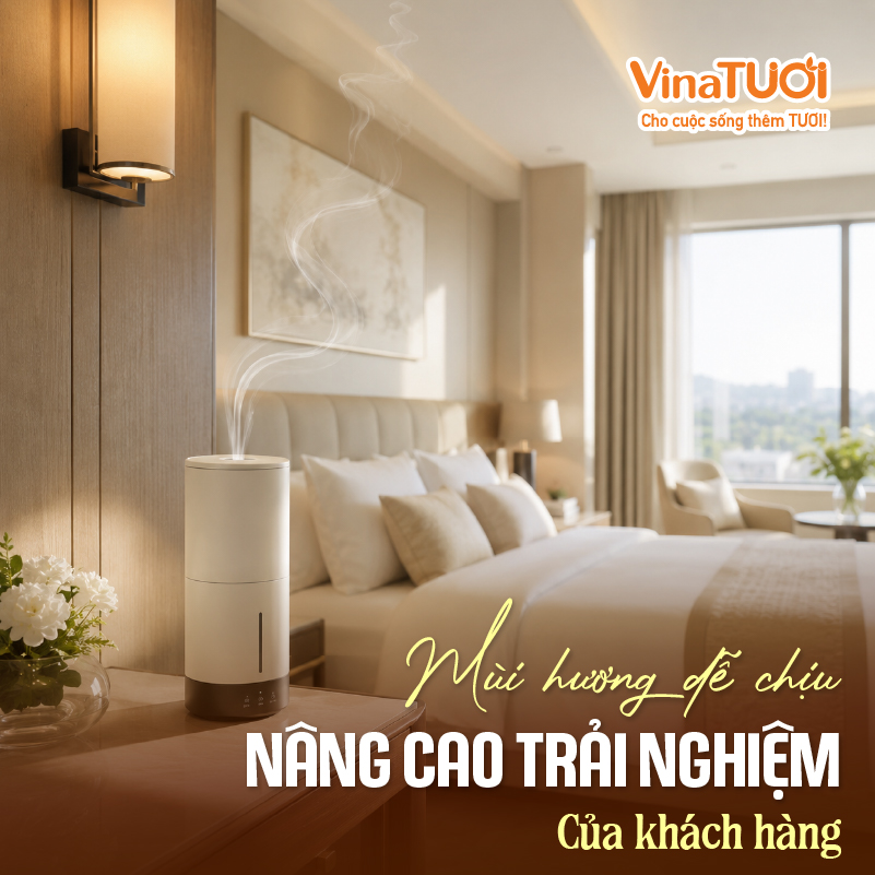 Mùi hương dễ chịu giúp nâng cao trải nghiệm khách sạn