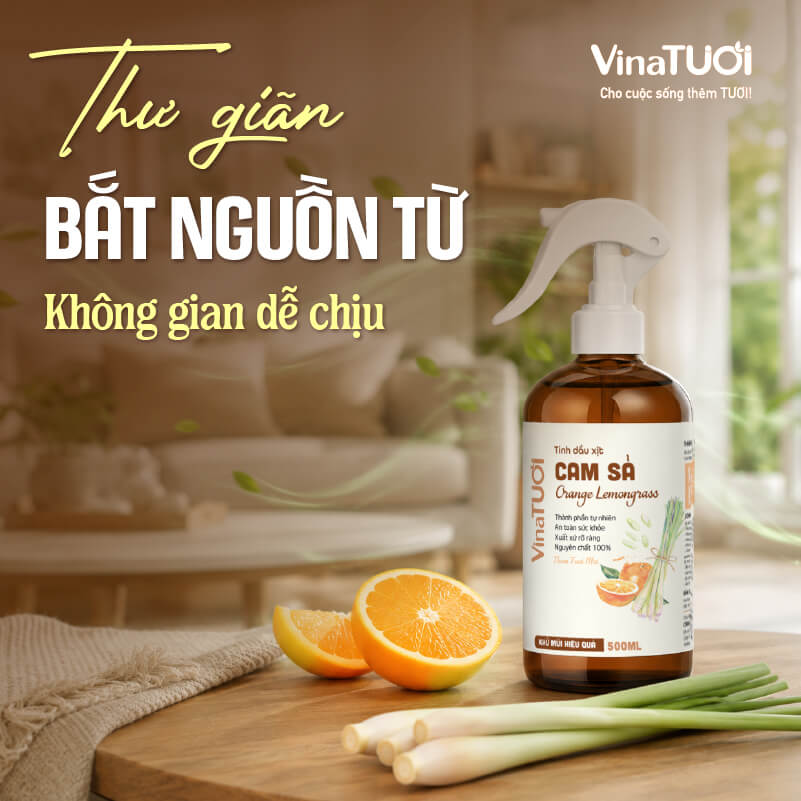 Mùi hương tự nhiên giúp tạo không gian thư giãn và dễ chịu