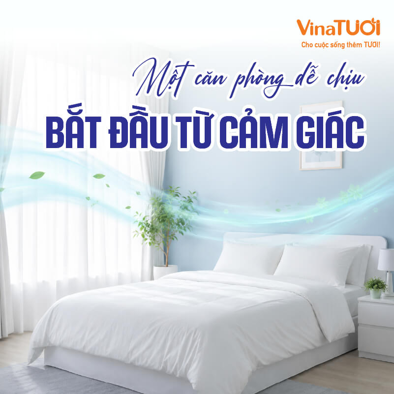 Mùi hương nhẹ giúp phòng ngủ trở nên dễ chịu và thư giãn
