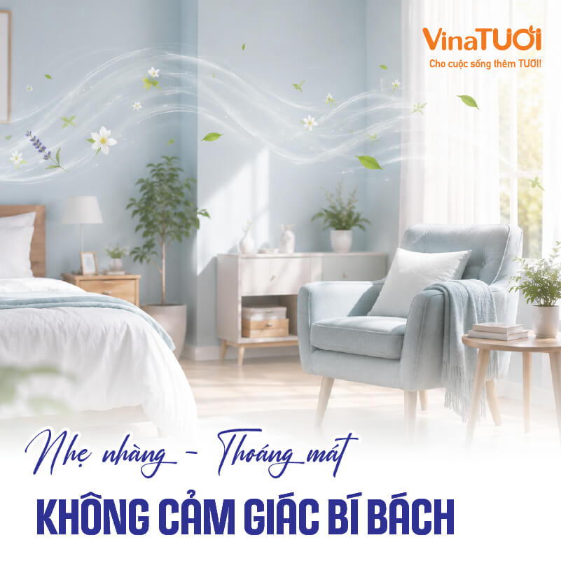 Phòng ngủ thoáng và dễ chịu phù hợp với người lớn tuổi